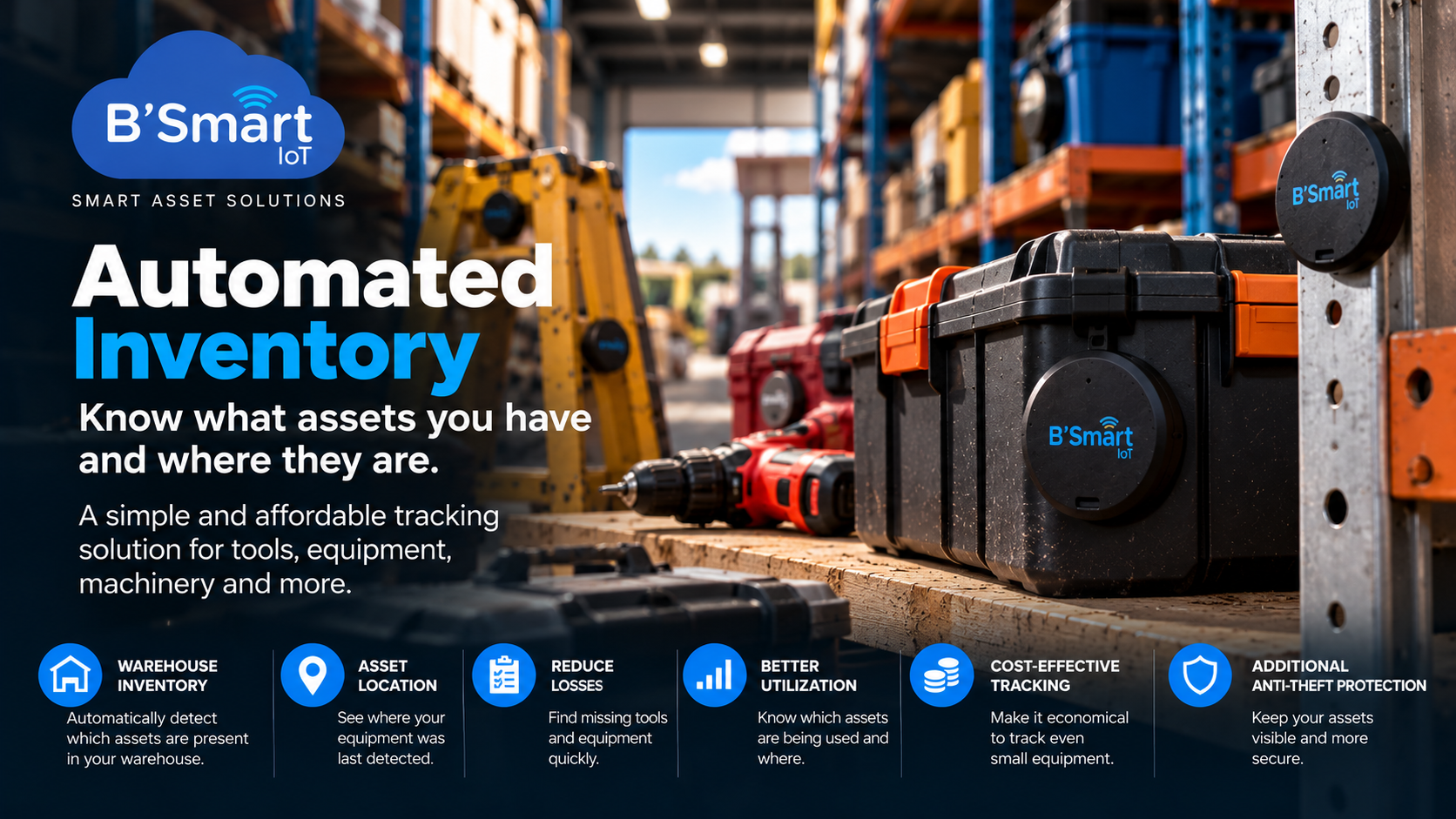 Automated inventory of rental equipment